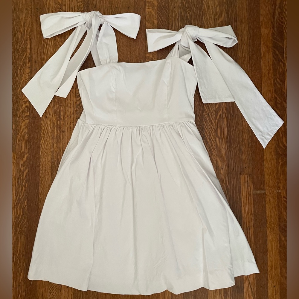 Endless Rose Bowed Square Neckline Baby Doll Mini